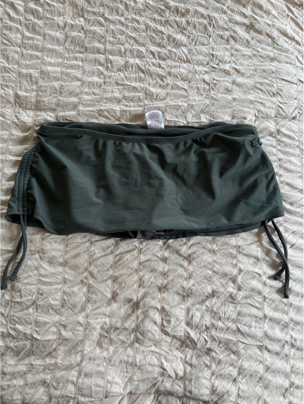 Merona Olive Green Bandeau Bikini Top Size Medium